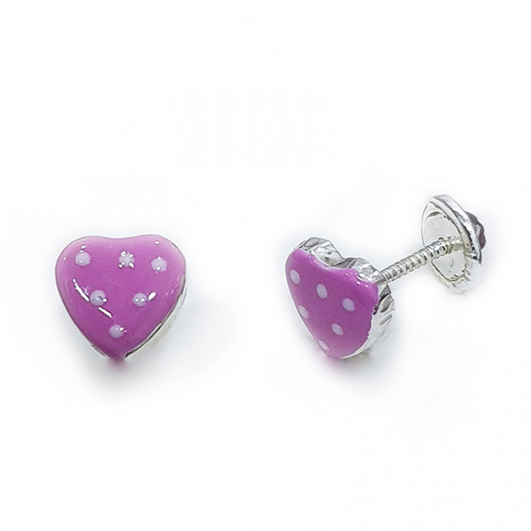 P. Pendientes Corazón 7mm