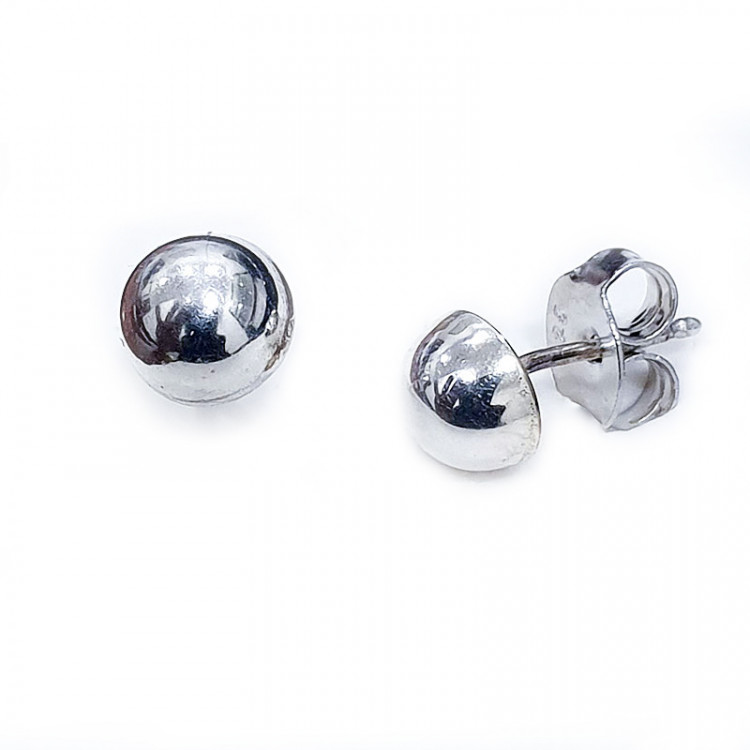 P. Pendientes 1/2 Bola de 18mm