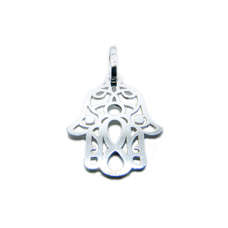 Colgante Laser Mano de Fátima Modelo 2 - 22mm
