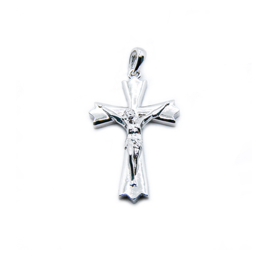 Colgante cruz con Cristo Rodiada