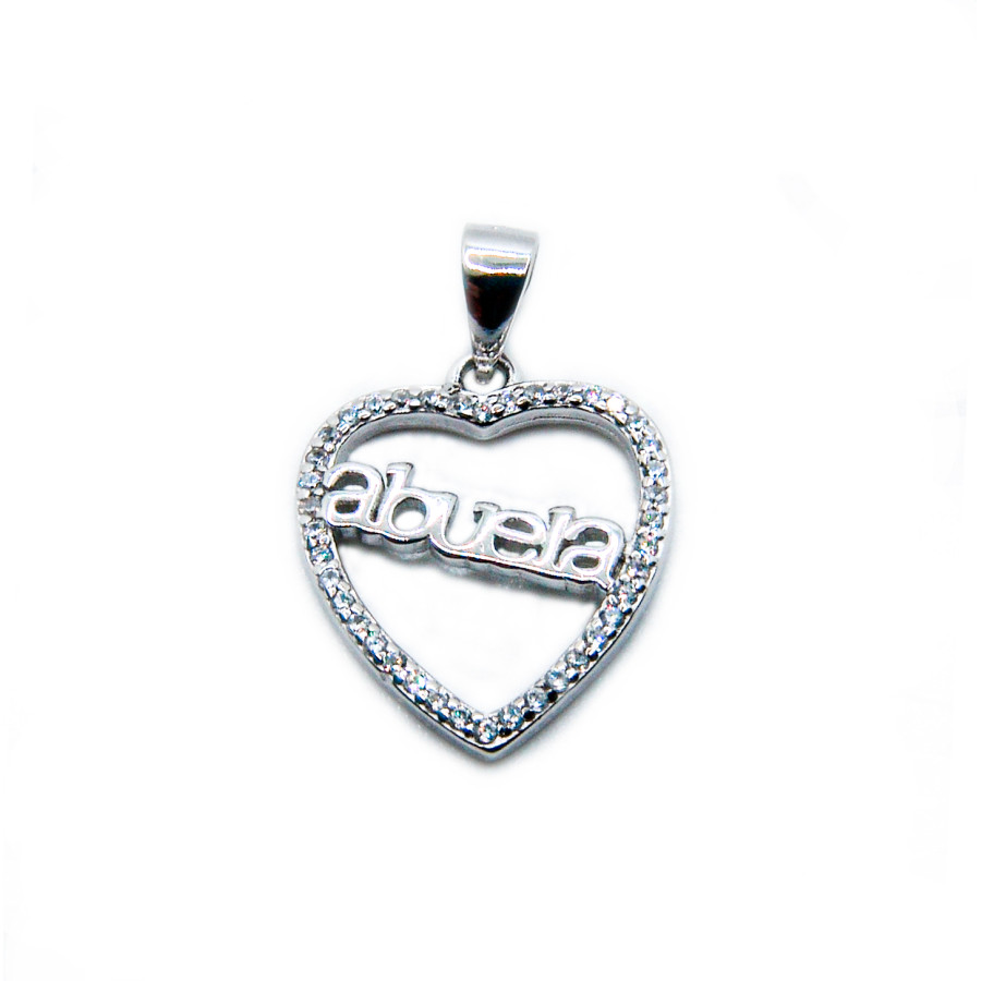 Colgante "Abuela" con piedra Rodiado