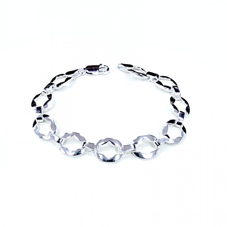 Pulsera lisa articulada