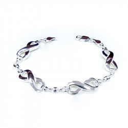 Pulsera lisa Infinito