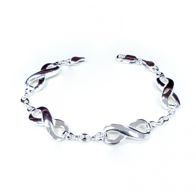 Pulsera lisa Infinito