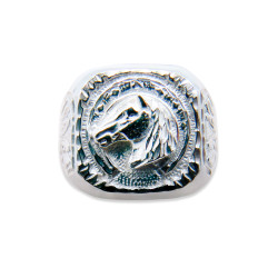 Sello Caballero Herradura con Caballo