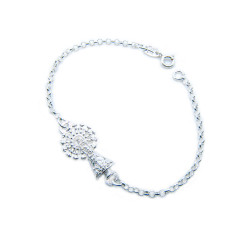 Pulsera Virgen del Pilar 13mm de ancho