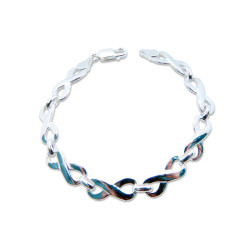 Pulsera Infinitos 8mm de ancho