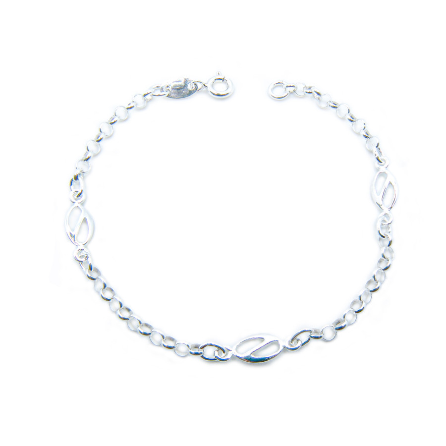 Pulsera Señora combinada 5mm de ancho