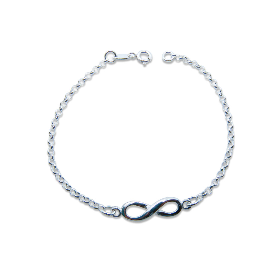 Pulsera Infinito con cadena