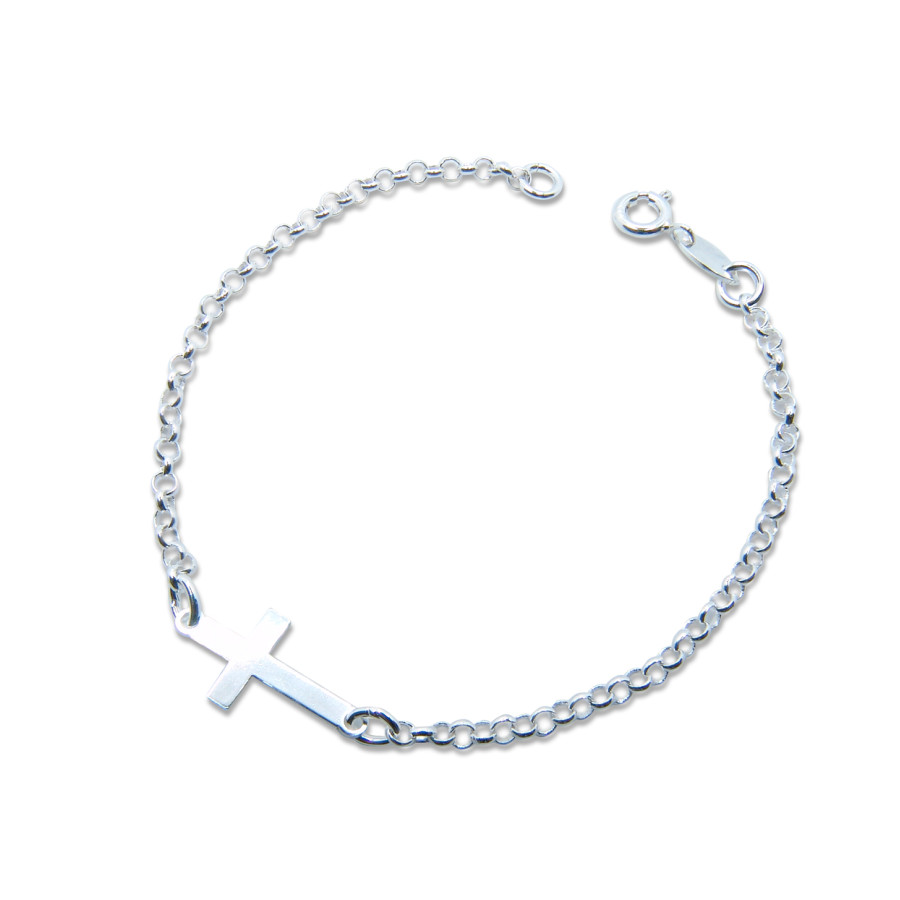 Pulsera Cruz 9mm x 19mm