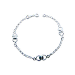 Pulsera Señora con cadena (eslabón 6mm x 12mm)