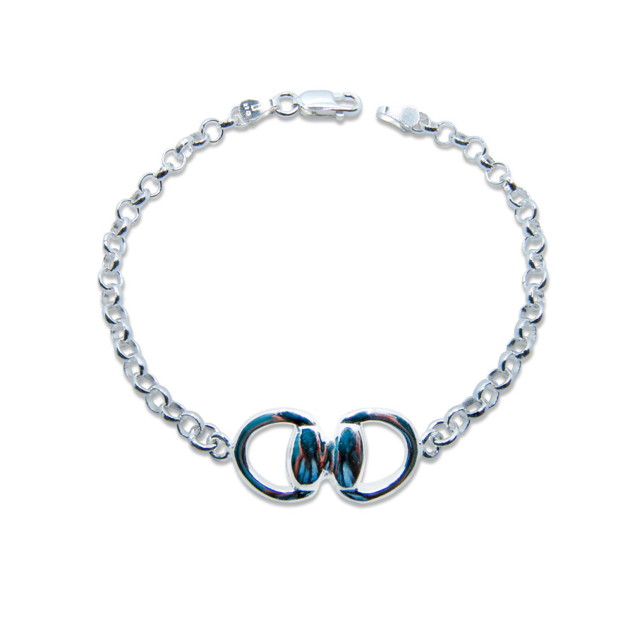 Pulsera Señora con cadena ( eslabón 12mm x 25mm)