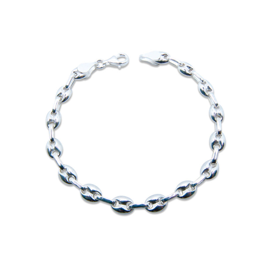 Pulsera Calabrote Hueco 6mm x 8mm