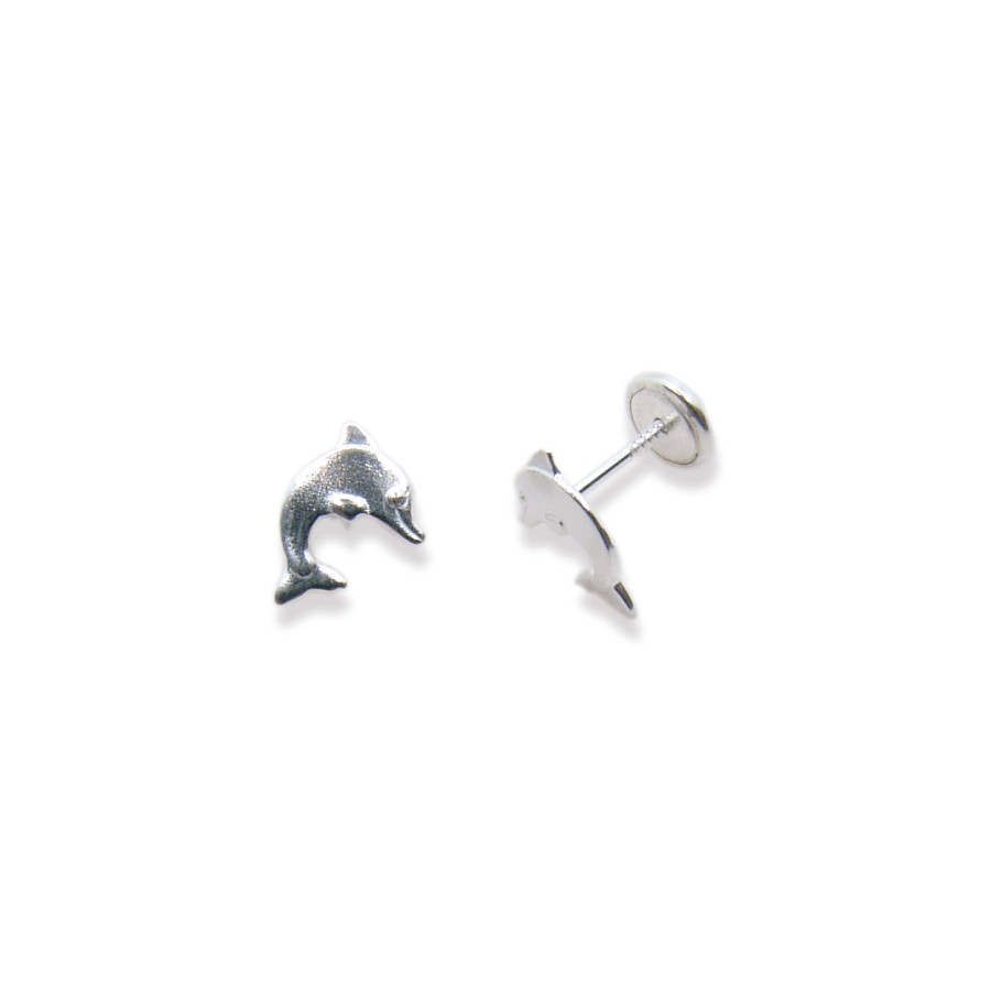 P. Pendientes Delfín de 7mm de alto