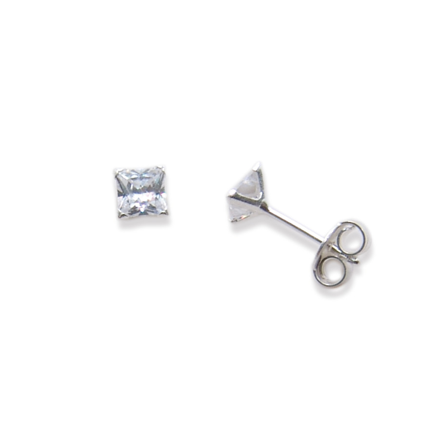 P. Pendientes Cz 4x4mm