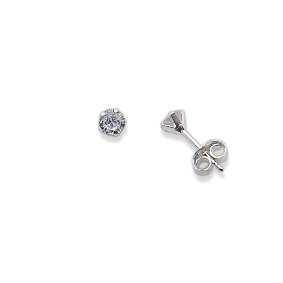 P. Pendientes Cz 4mm