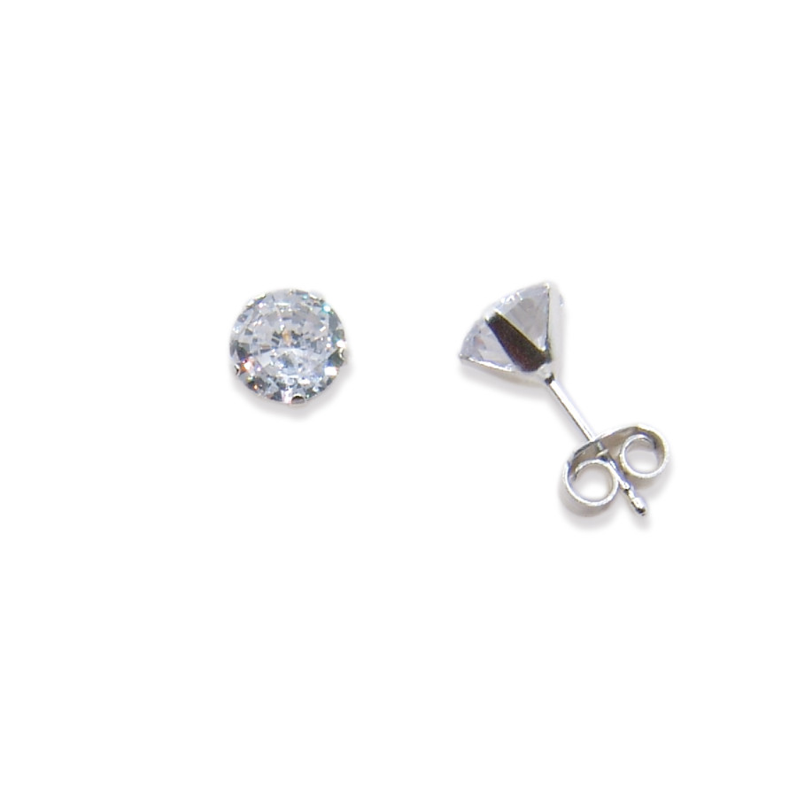 P. Pendientes Cz 6mm