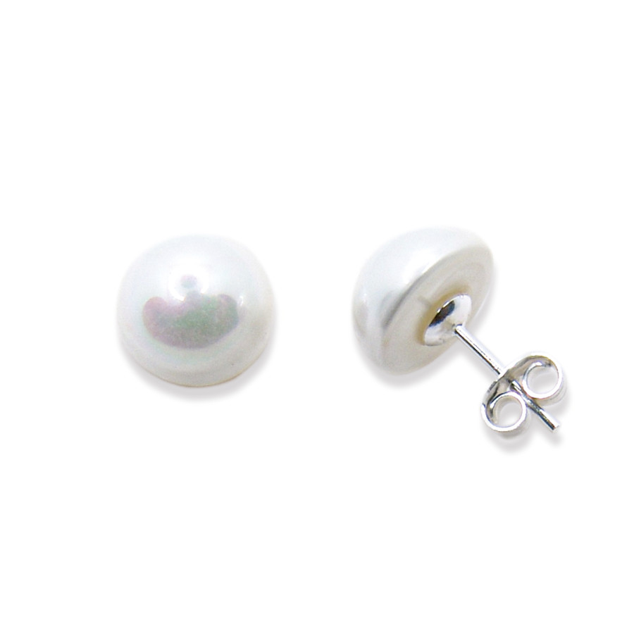 P. Pendientes 1/2 Perla Shell de 10mm