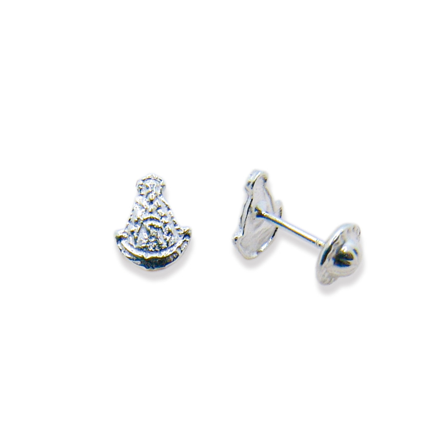 P. Pendientes Virgen del Rocío 8mm alto