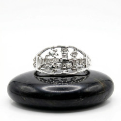 Sortija Cruz de Caravaca con Ángeles