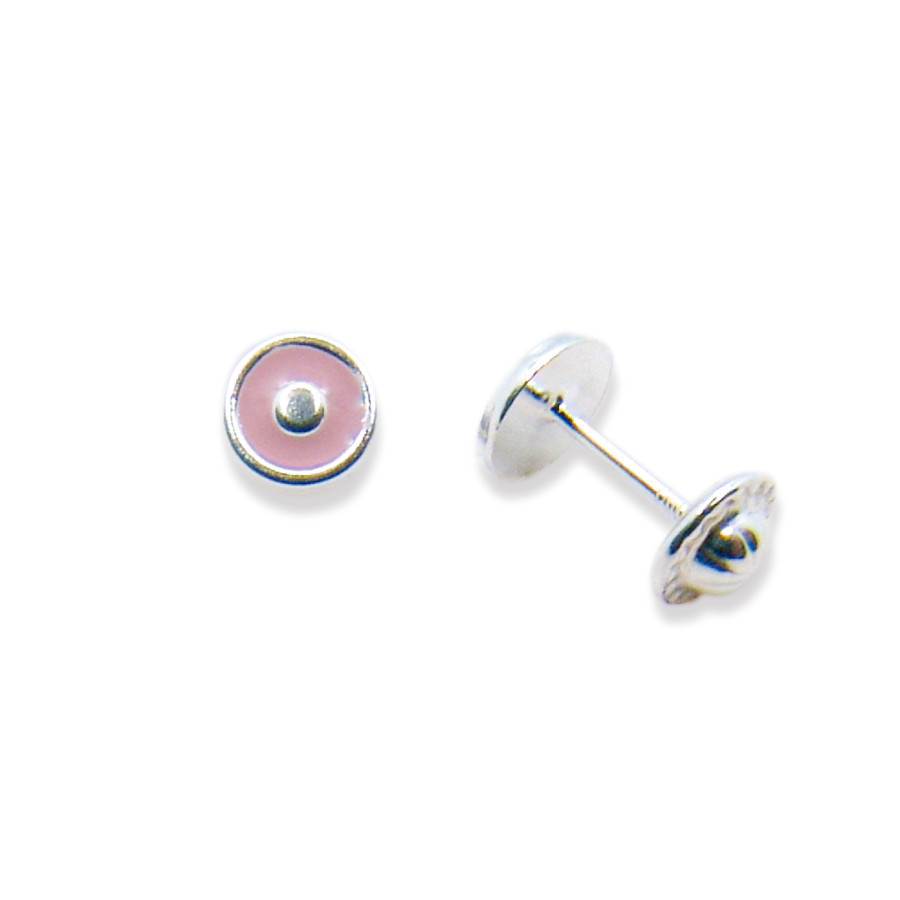 P. Pendientes Redondo chico esmaltado de 6mm