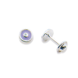 P. Pendientes Redondo chico esmaltado de 6mm