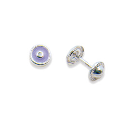 P. Pendientes Redondo chico esmaltado de 6mm