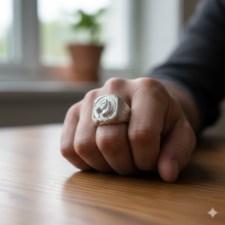 Sello Caballero Herradura con Caballo