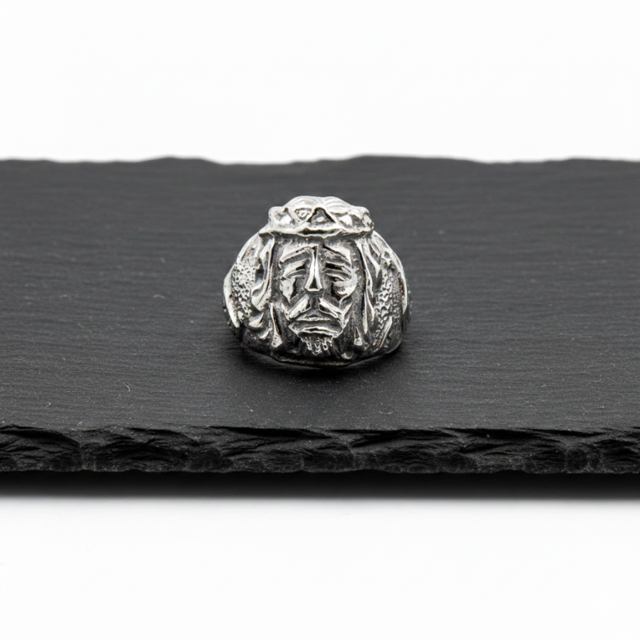 Sello figura rostro de Cristo