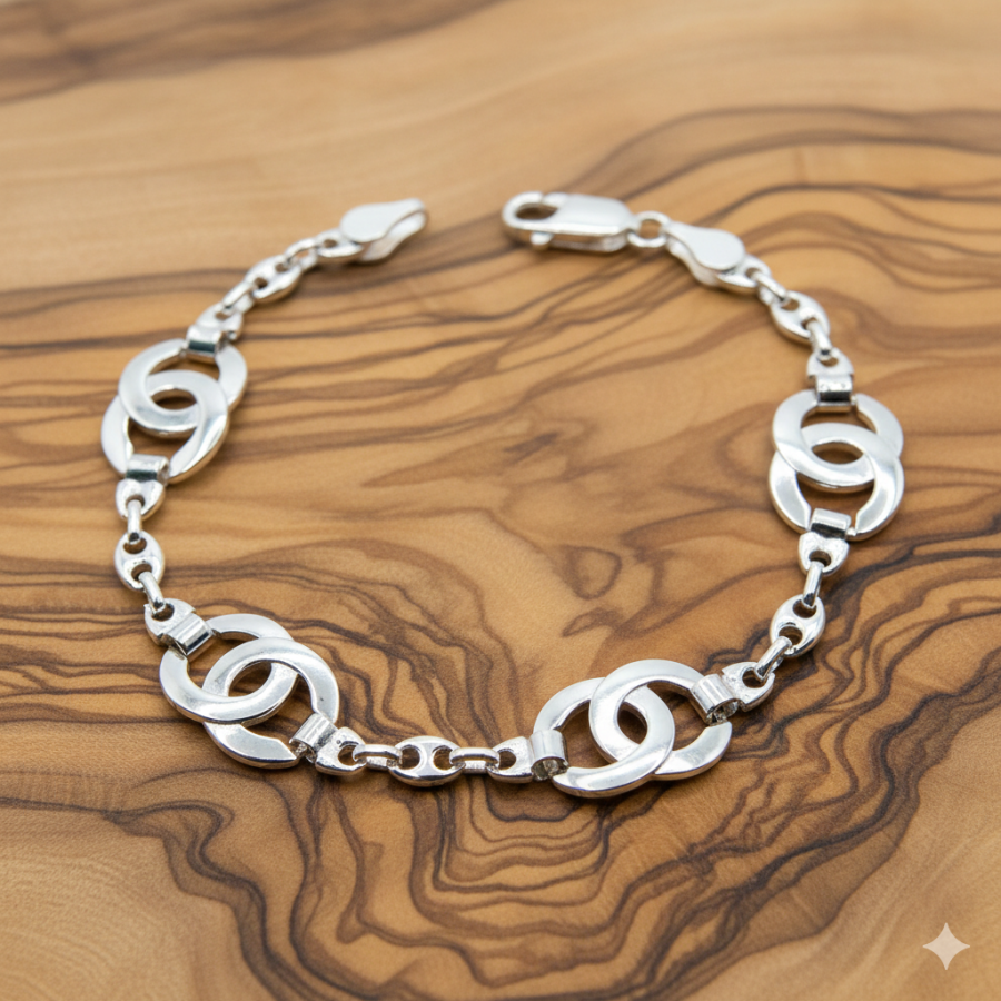 Pulsera combinada con Calabrote