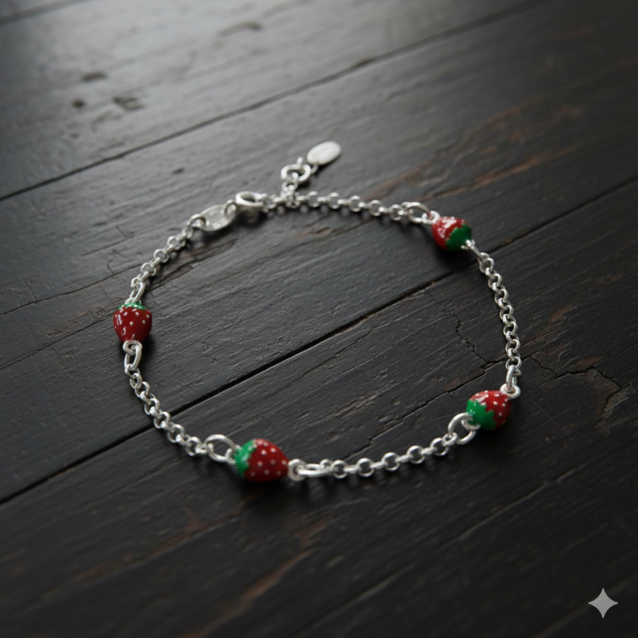 Pulsera Infantil Fresa con esmlate