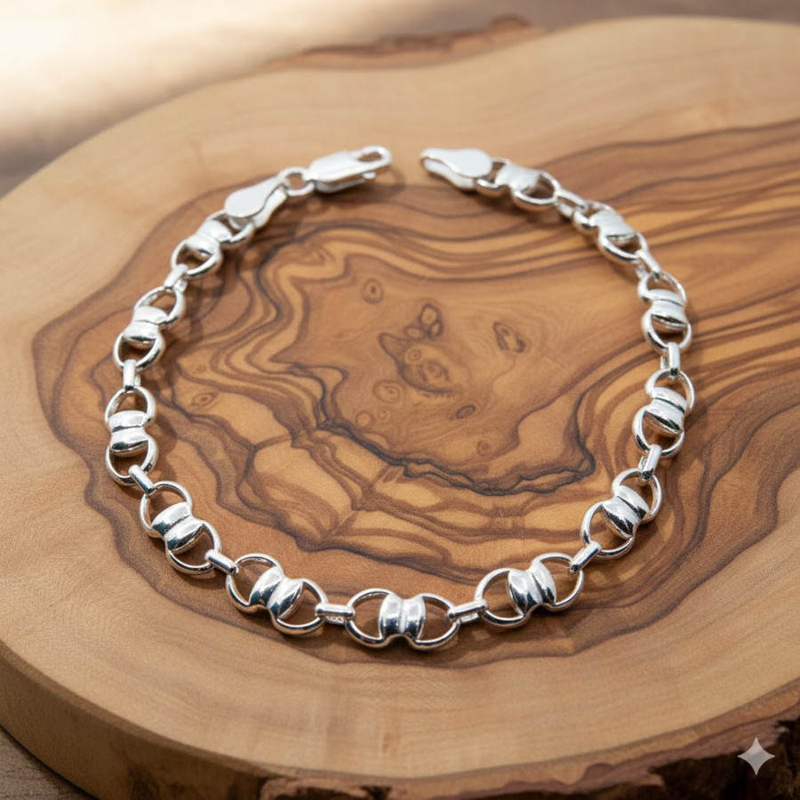 Pulsera Señora ( eslabón 6mm x 12mm )