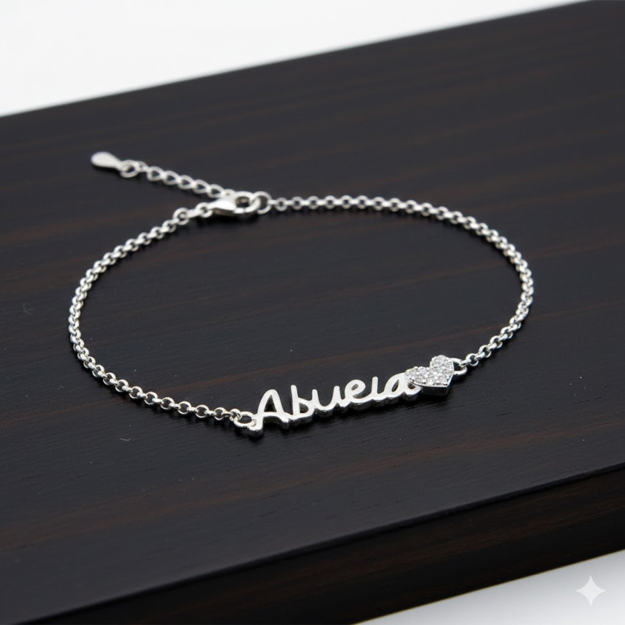 Pulsera "Abuela" Rodiada