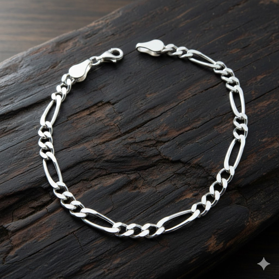 Pulsera Fígaro 3x1 de 5mm