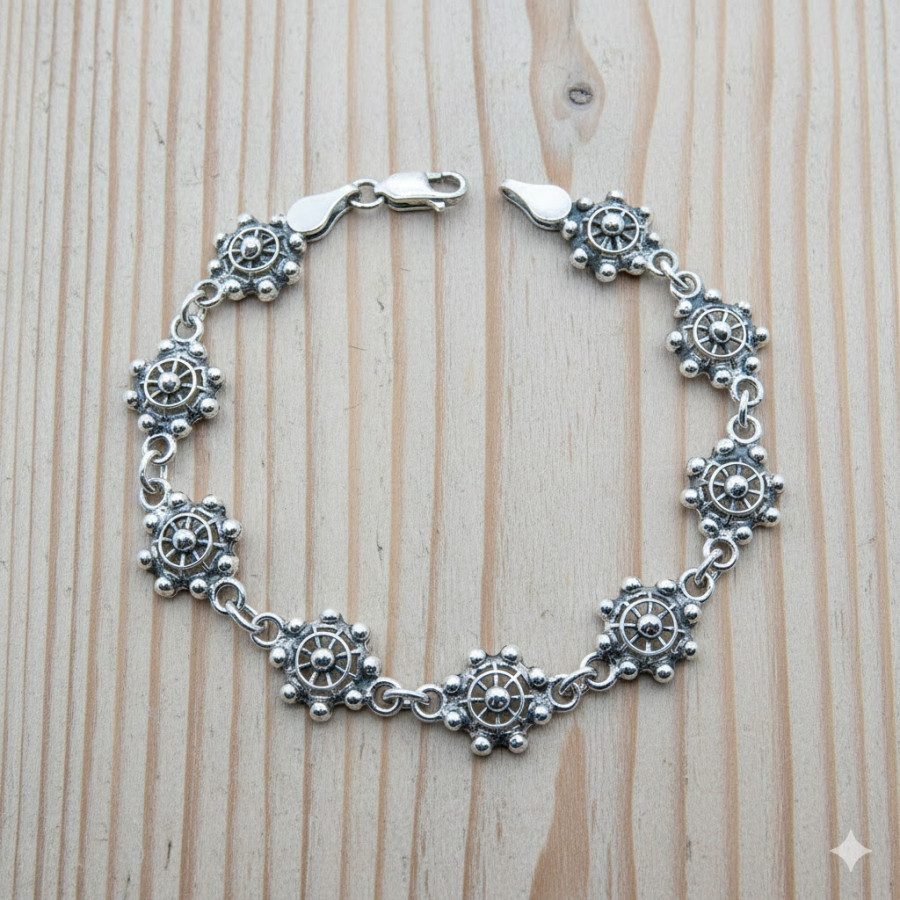 Pulsera Botón Charro de 11mm