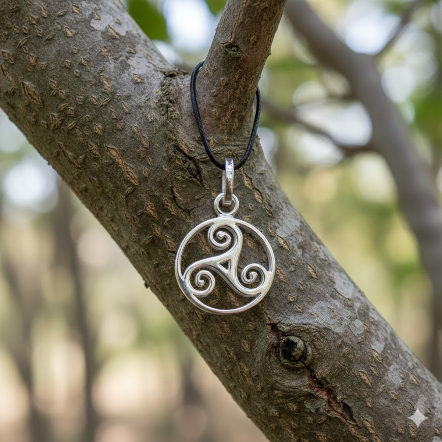 Colgante Trisquel aro 17mm