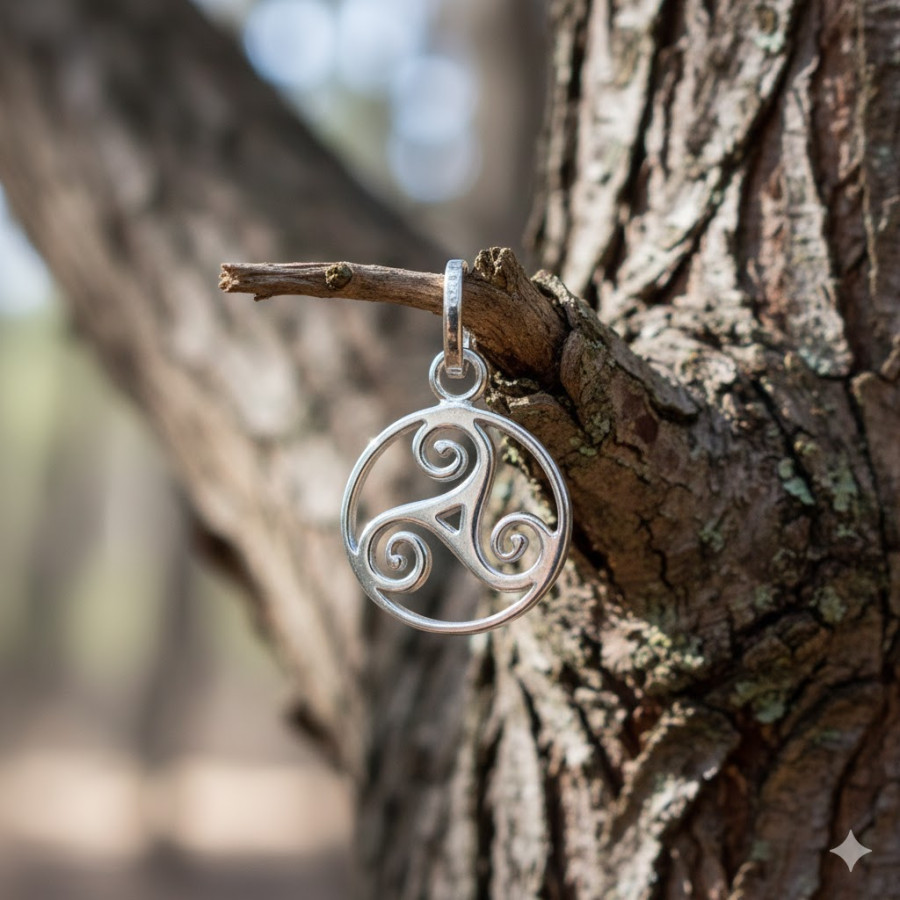 Colgante Trisquel aro 24mm