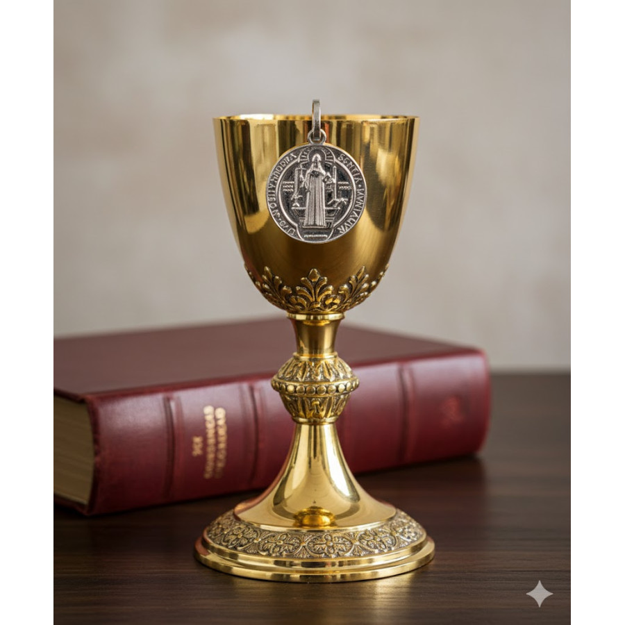 Colgante Escapulario San Benito 24mm