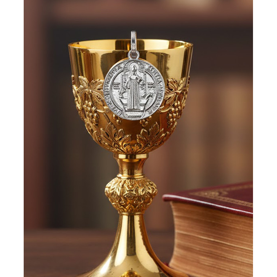 Colgante Escapulario San Benito 28mm