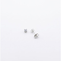 P. Pendientes Garra 4 bolas C/Cz. 3mm