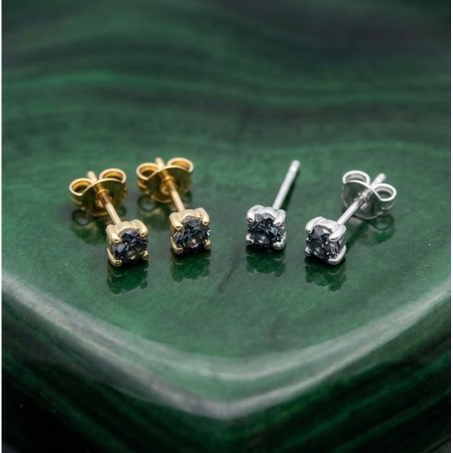 P. Pendientes Garra 4 bolas C/Cz. 4mm