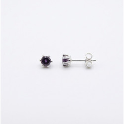 P. Pendientes Garra 6 bolas C/Cz. 4mm