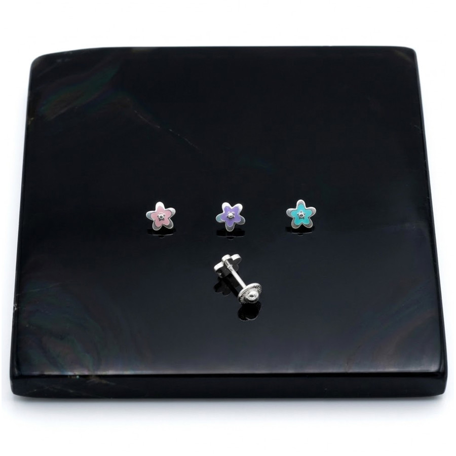 P. Pendientes Estrella de 6mm