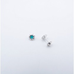 P. Pendientes Flor de 6mm