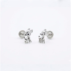 P. Pendientes Cervatillo esmaltado 10mm de alto