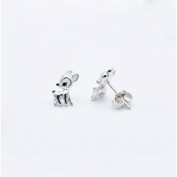 P. Pendientes Cervatillo esmaltado 10mm de alto