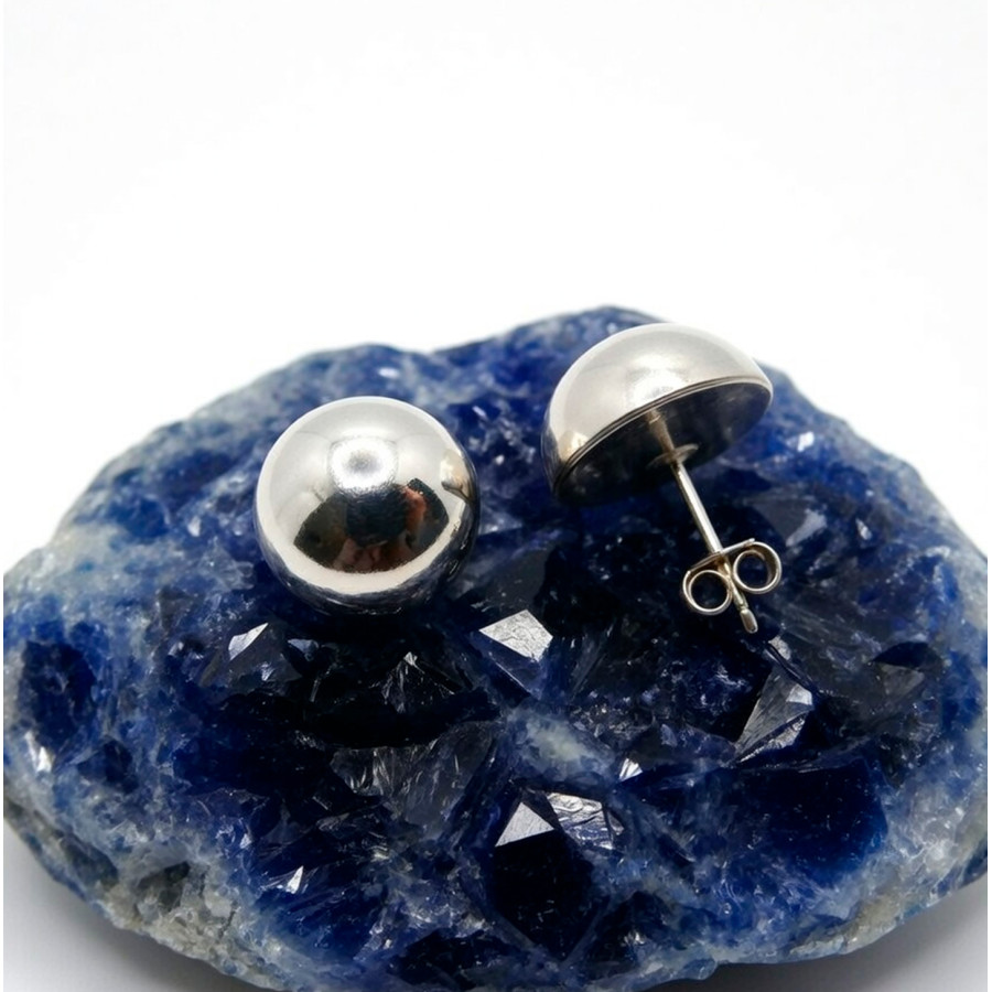 P. Pendientes 1/2 Bola de 14mm