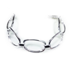 Pulsera lisa articulada