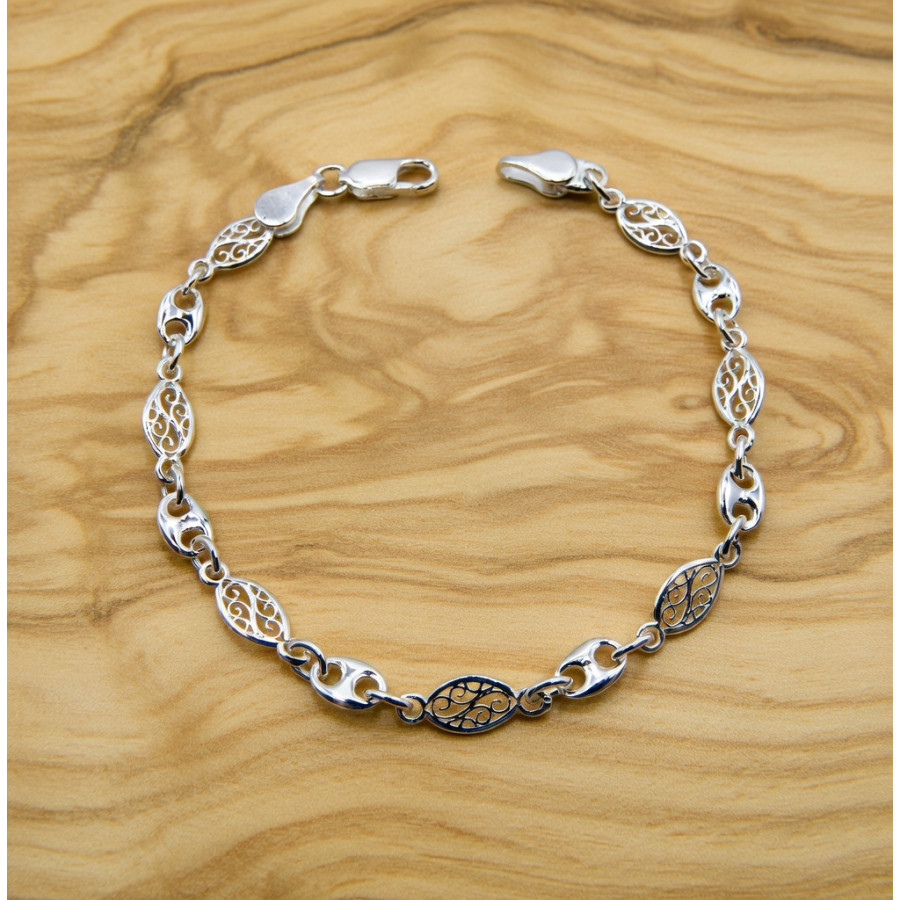 Pulsera Filigrana con calabrote