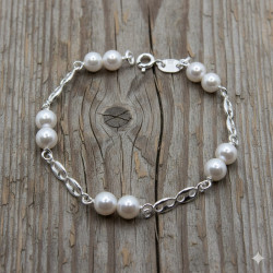 Pulsera combinada c/perlas